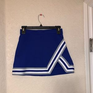 Blue White & Grey Cheer Skirt